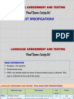 Final Test Specification 2223S1