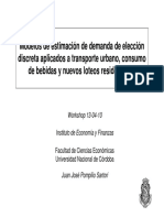 Modelos de Elección Discreta - Sartori