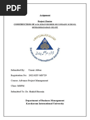 Project Charter