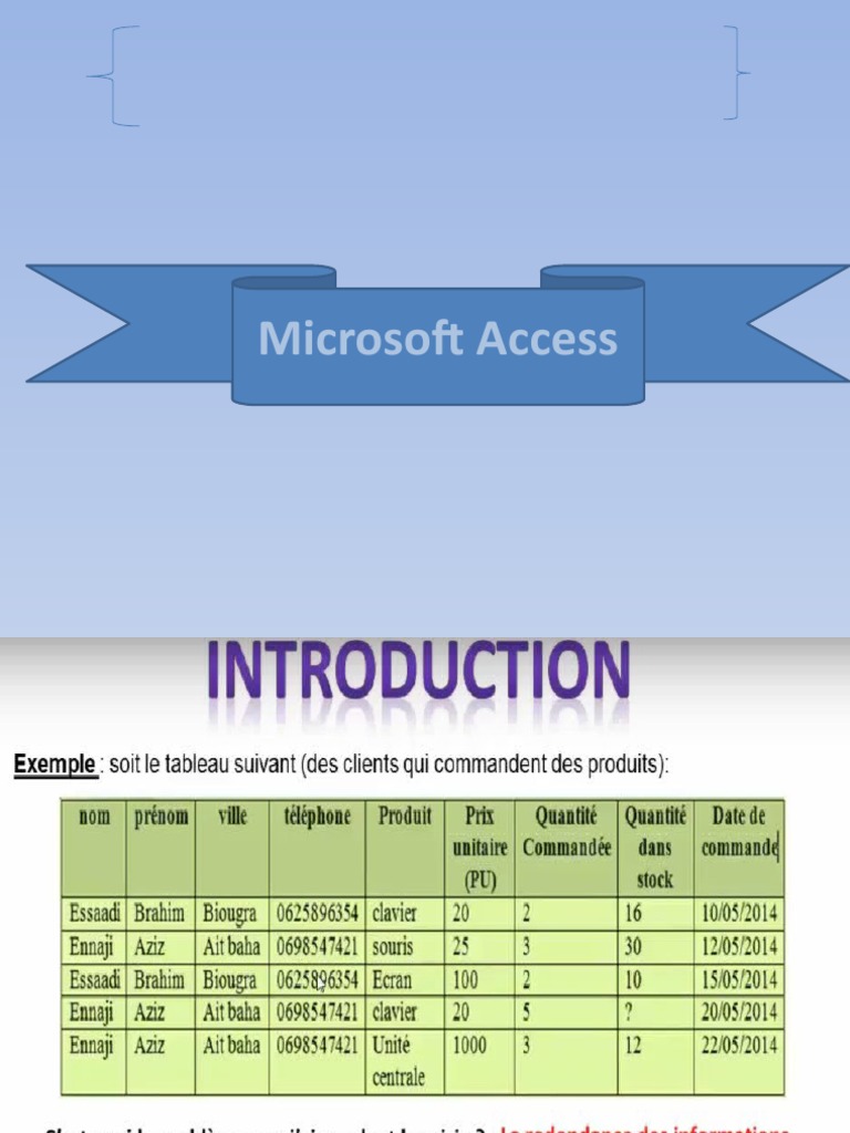 Cours Microsoft Access | PDF