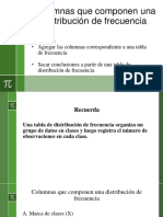 Columnas en Una Distribucion de Frecuencia 3-2020