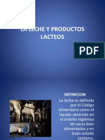 Presentacion La Leche y Productos Lacteos Lacteos y Frutas 2222