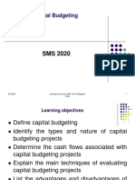 Finance 9 Capital Budgeting