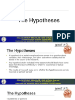 Week 10 Hypotheses 2021-2022