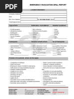 Chemical Spill Drill Report | PDF | Emergency | Incident Command System