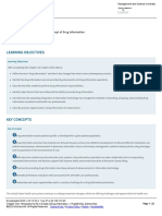 Introduction To The Concept of Drug Information