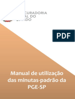 Manual de Utilização Das Minutas Padrão Da PGE-SP - v.1 (20.12.2018)