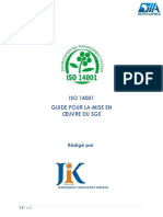 GUIDE POUR LA MISE EN Ouvre 14001