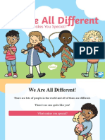 TF or 43 We Are All Different What Makes You Special Powerpoint English - Ver - 3