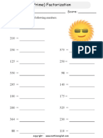 Prime Factorization P6