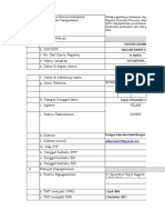 Format Isian Pegawai PKM Bts - Tuti Aditama