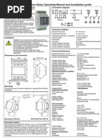 Manual Current Protection Relay RevB