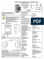 Current Protection Relay Manual and Installation Guide