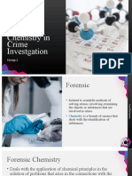 Chemistry in Crime Investgation