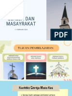 Gereja Dan Masyrakat