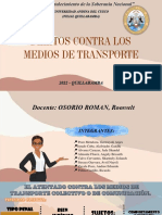 Diapositivas Del Grupo 02 - Delitos Contra Los Medios de Transporte