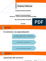 Semana 14 - Comercio Internacional y Balanza de Pagos