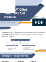 Organizational Structure and Process
