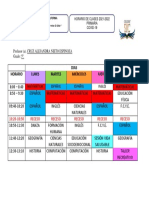 Horario Final 5°