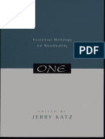 One Essential Writings On Nonduality by Jerry Katz