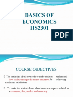 Basics of Economics