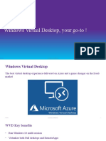 Deep Dive Solutions Lunch - Windows Virtual Desktop On Azure