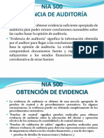 Obtención y evaluación de evidencia de auditoría