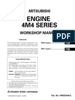 Mitsubishi Engine 4m40 Service Repair Manual