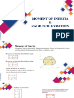 Moment of Inertia and Radius of Gyration Explained