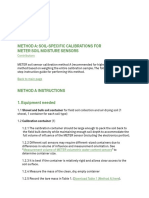 Method A Soil Specific Calibrations For Meter Soil Moisture Sensors