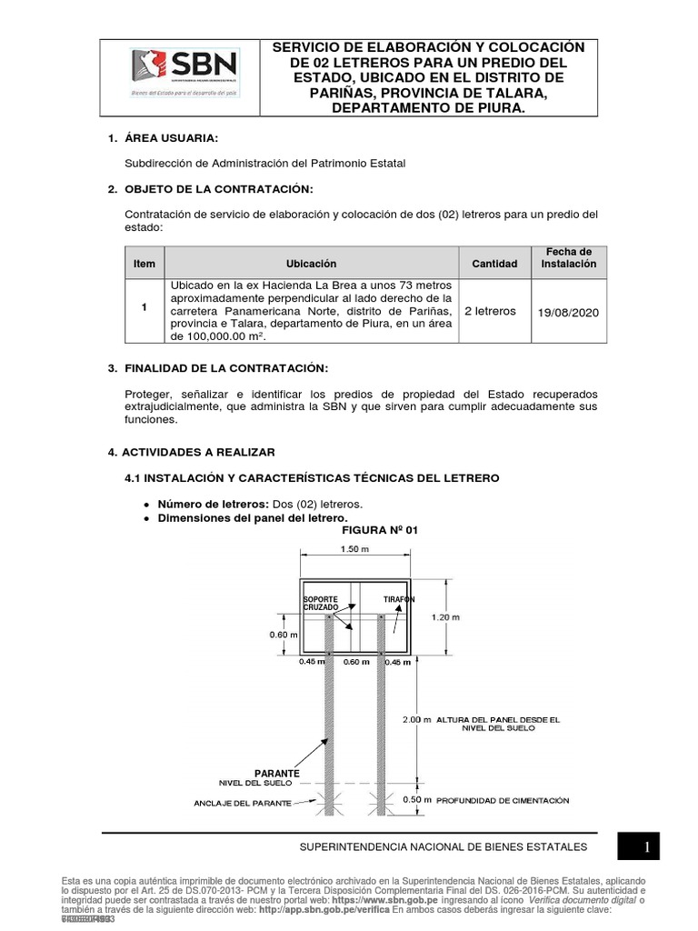 TDR Letrero 1597697060 | PDF