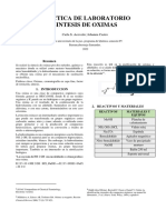 Informe Sintesis Oximas