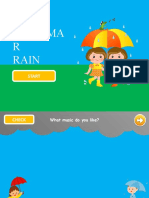 Present Simple Rain