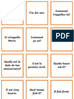 CfE2 L 126 CfE French Question and Answer Matching Cards French Franccedilais - Ver - 1
