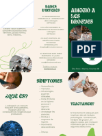 Flyer Folleto Triptico Plantas Vivero Divertido Moderno Orgánico Verde