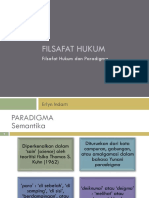 Filsafat Hukum Dan Paradigma