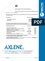 AXLENE 35 - Datasheet