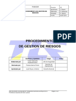 P-sgcs-01 Procedimiento de Gestión de Riesgos