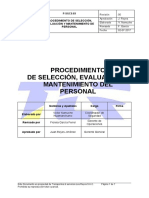 P-sgcs-03 Procedimiento Seleccion Evaluacion Mantenimiento Personal