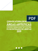 Convocatoria Areas Artisticas