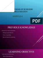 CH-2 - Forms of Business Organisation - Module-4