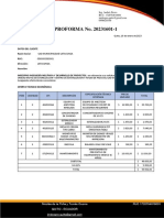 PROFORMA No. 20231601-1: Señores