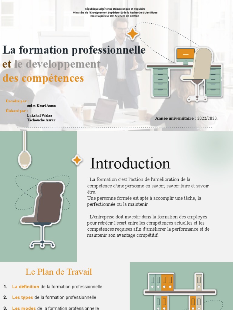 Formation Professionnelle et Compétences | PDF | Compétence (Ressources ...