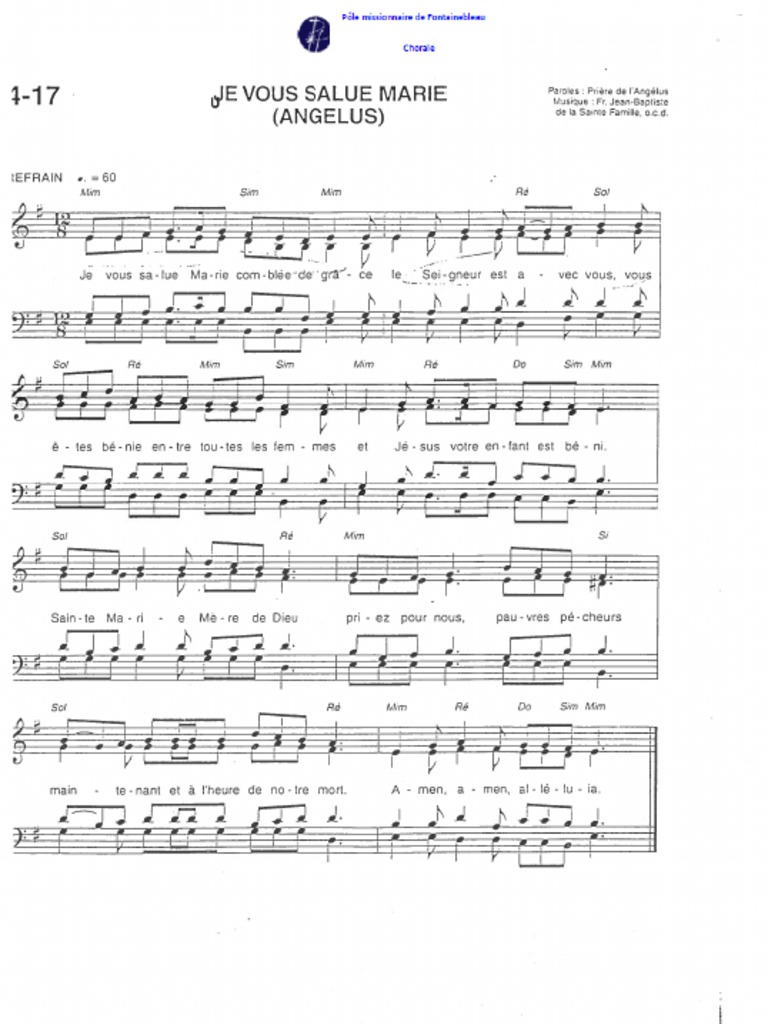 Je Vous Salue Marie Angelus PLD PDF