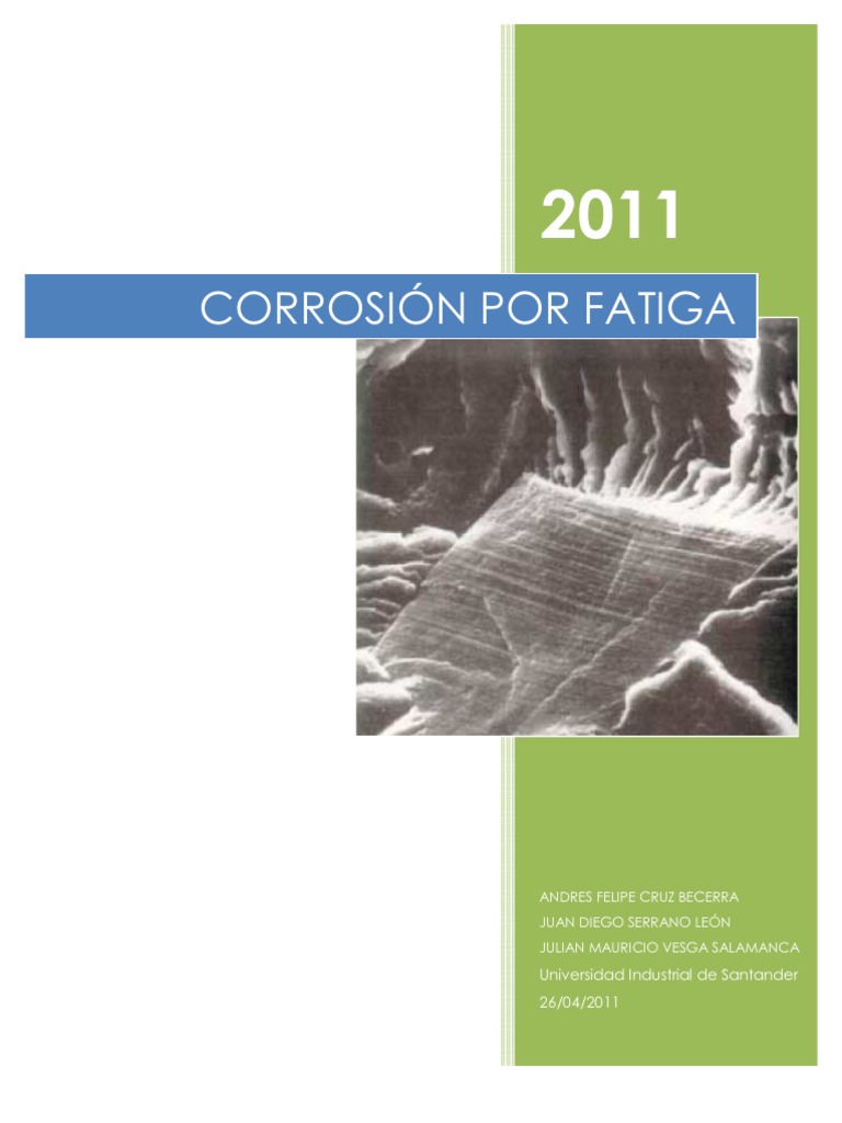 Api 571 | PDF | Corrosión | Fatiga (material)
