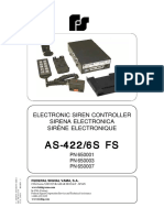 650 Series Remote Microphone-Controlled Siren Manual L 91471146