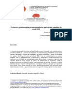 Professora, Professorinha Primeira Profissão Que Legitima A Mulher Do Século XIX - PDF