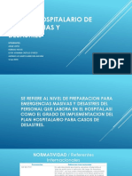 Plan de Hospitalario de Emergencias y Desastres