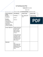 Co-Teaching Lesson Plans 2-9-23