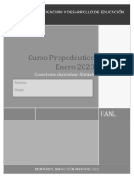 Propedéutico Español Manual Del Alumno Enero 2023 CD